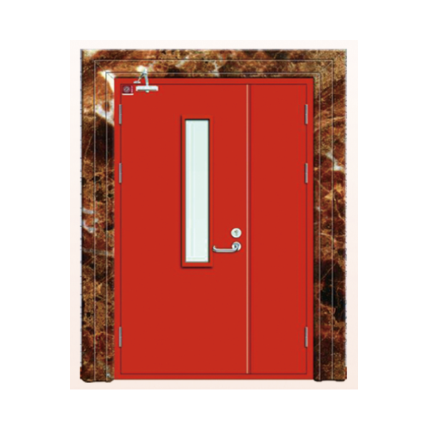 Steel fire door